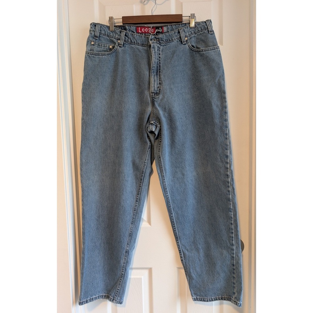 Vtg Levis SilverTab Loose Fit Jeans Mens 37x30.5 (tag 38x30) Made in USA NICE!